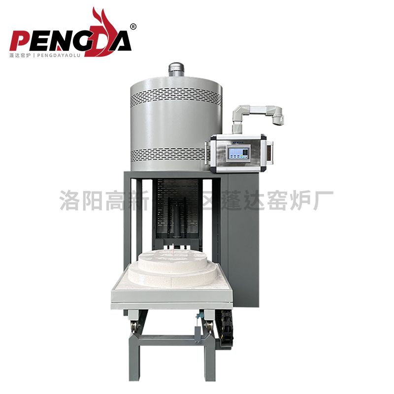 井式升降爐一體式1000℃直徑300高500灰白液壓升降