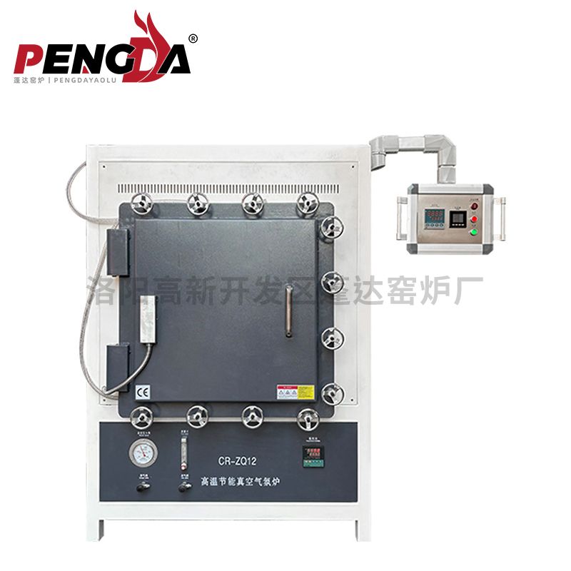 1200℃真空氣氛爐600X600X600含擺臂